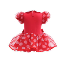 Carregar imagem no visualizador da galeria, Body vestido estilo Minnie Mouse con vincha y moños
