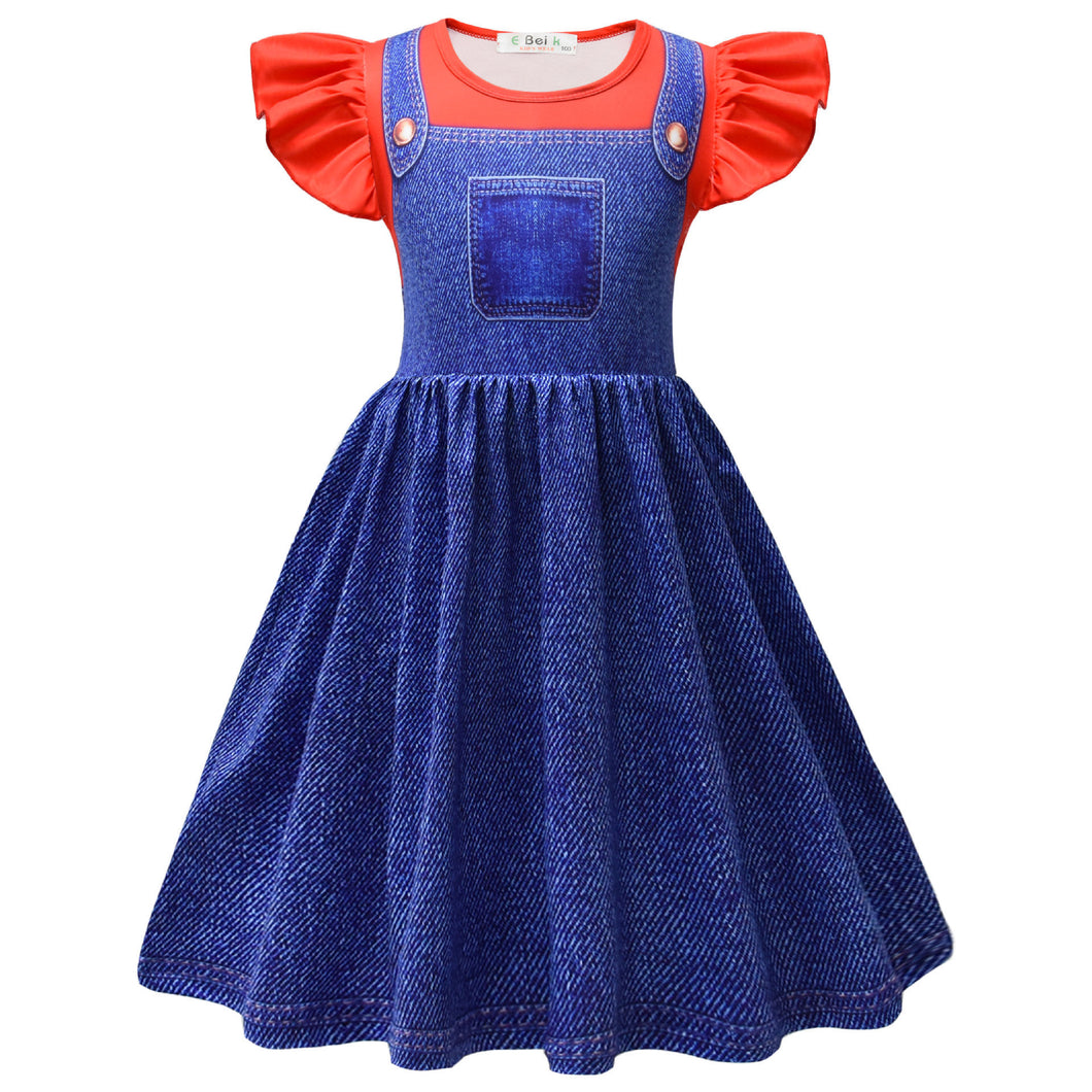 Vestido inspirado en Super Mario Bross