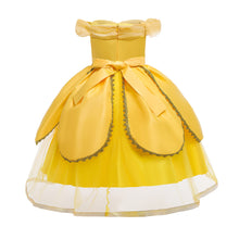 Cargar imagen en el visor de la galería, Vestido amarillo estilo princesa Bella
