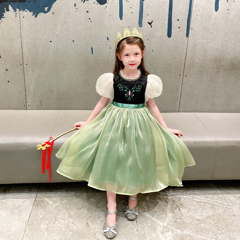 Vestido estilo Anna de Frozen