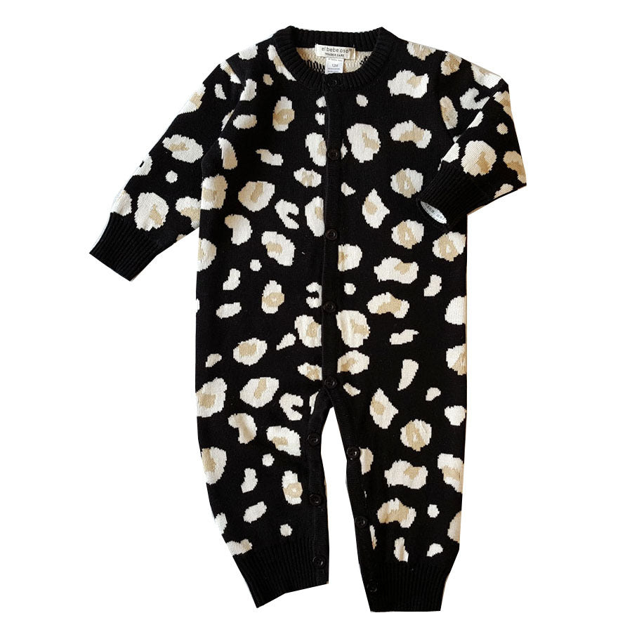 Body mameluco de hilo animal print