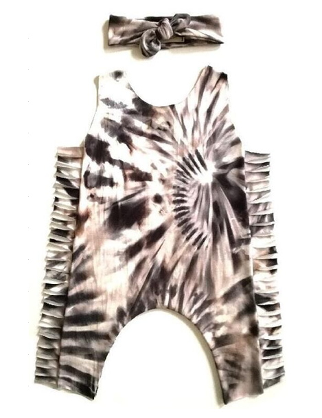 Body mameluco animal print incluye vincha