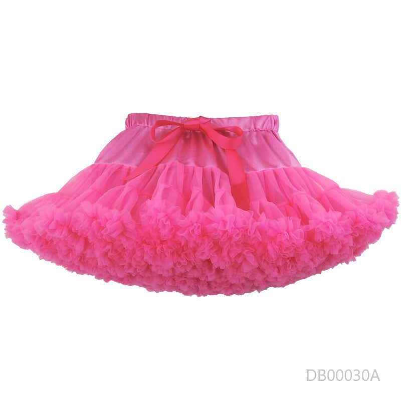 Pollera tutu extra volante pink