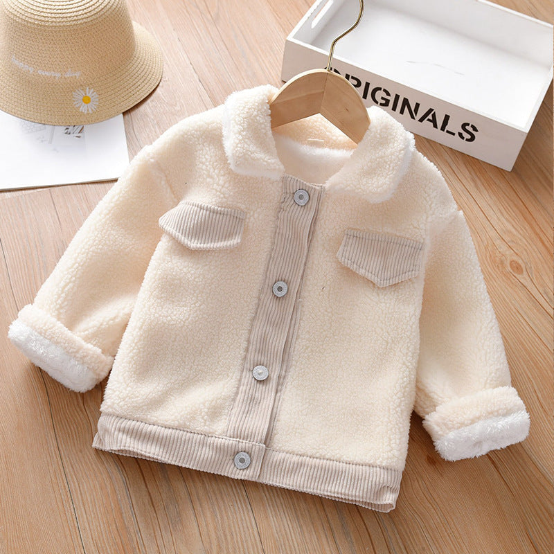 Campera crema polar