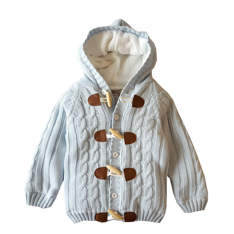 Campera de hilo polar con capucha