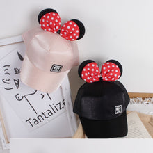 Cargar imagen en el visor de la galería, Gorra kepi con orejas de minnie ajustable
