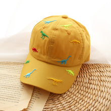 Carregar imagem no visualizador da galeria, Gorra kepi bordado de dino ajustable
