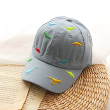 Carregar imagem no visualizador da galeria, Gorra kepi bordado de dino ajustable
